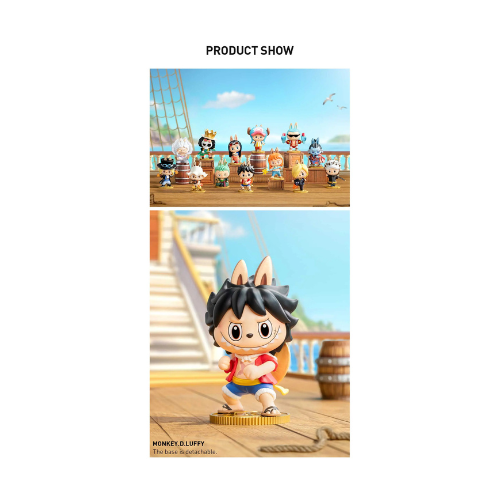 POP NOW:THE MONSTERS × One Piece Series Figures Labubu blind box