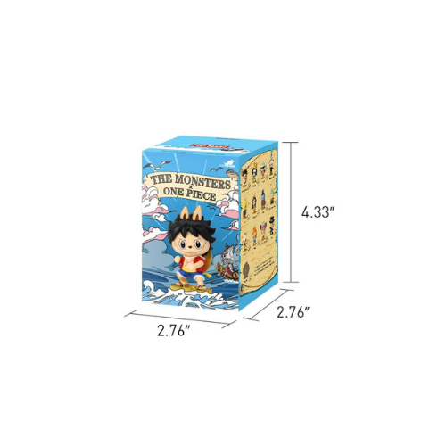 POP NOW:THE MONSTERS × One Piece Series Figures Labubu blind box