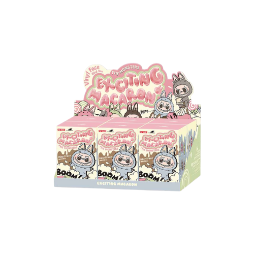 THE MONSTERS ‒ Labubu Exciting Macaron Vinyl Face Blind Box