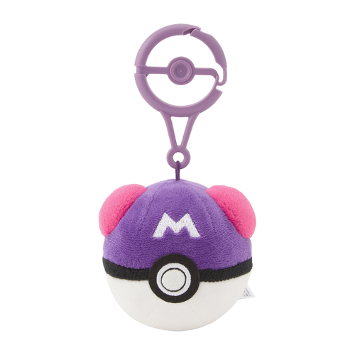 Master Ball Plush Key Chain – Officiële Pokémon Center Japan Sleutelhanger
