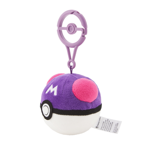 Master Ball Plush Key Chain – Officiële Pokémon Center Japan Sleutelhanger
