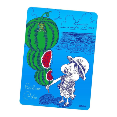 One Piece Luffy Natsukomi 2026 Meta-Kira Promo Card (Japanese) watermelon