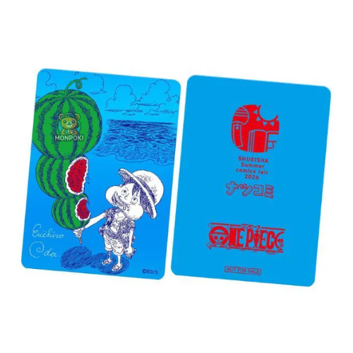 One Piece Luffy Natsukomi 2026 Meta-Kira Promo Card (Japanese) watermelon