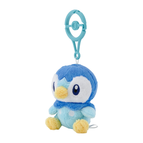 Piplup Adventure Partners Plush Key Chain – Officiële Pokémon Center Japan Sleutelhanger