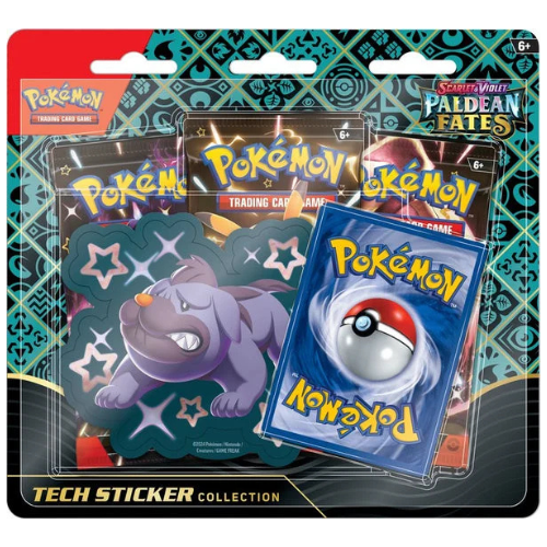 Pokémon Paldean Fates Tech Sticker Collection