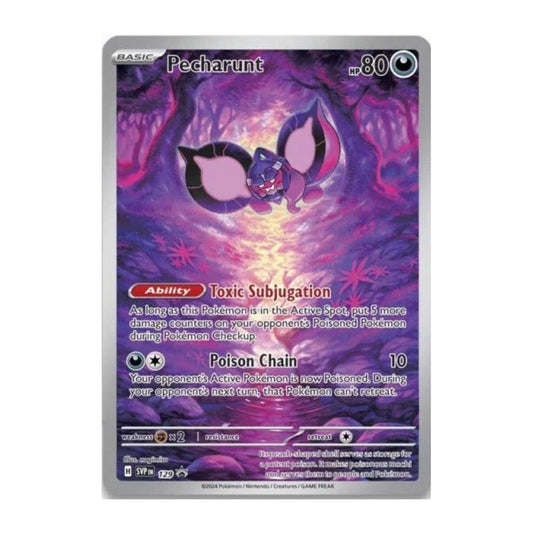 Pokémon Scarlet en Violet Shrouded Fable sv6.5 Pecharunt Promo kaart