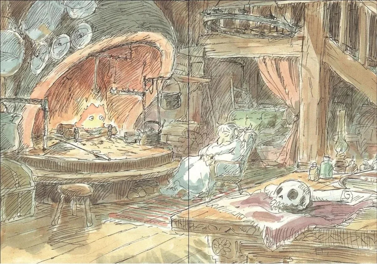 Studio Ghibli Howl's Moving Castle Notebook Moving Castle Officiële Notitieboek