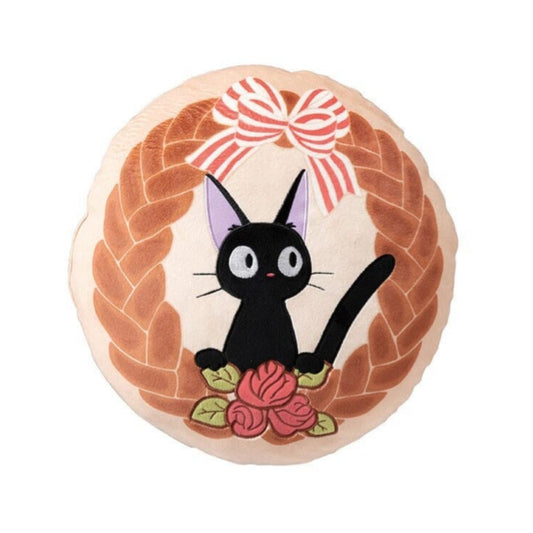 Jiji Kussen – Studio Ghibli Kiki's Delivery Service Kussen Rond– Officiële Kiki's Delivery kussen