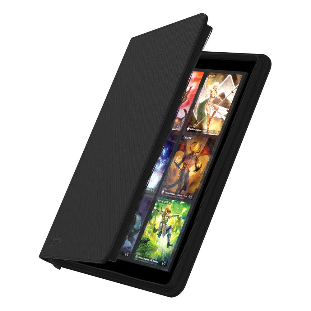 Ultimate Guard Zipfolio 360 - 18-Pocket Xeno Skin Binder Black