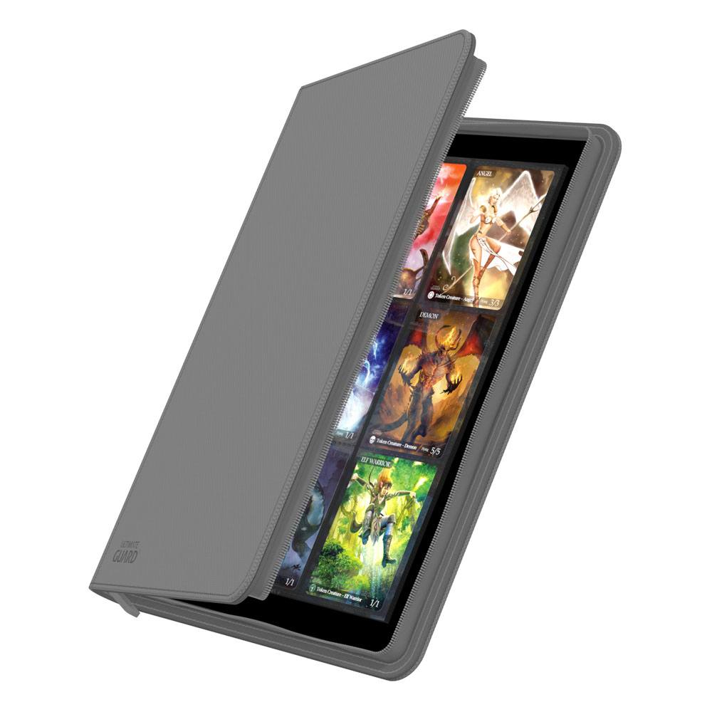Ultimate Guard Zipfolio 360 - 18-Pocket Xeno Skin Binder Grey