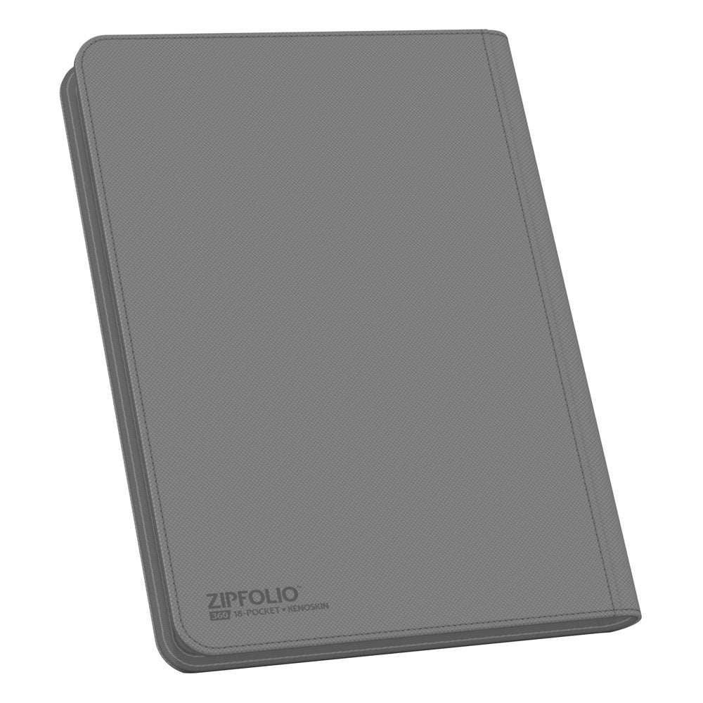 Ultimate Guard Zipfolio 360 - 18-Pocket Xeno Skin Binder Grey
