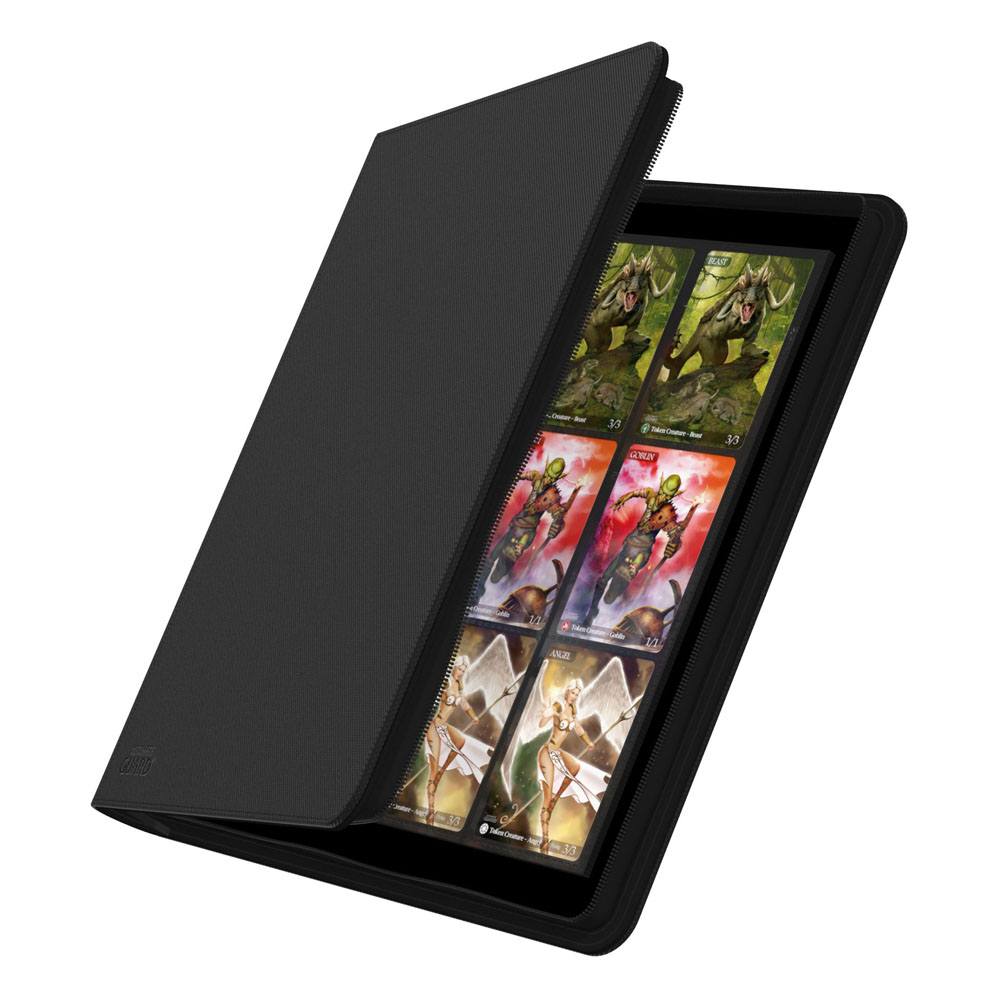 Ultimate Guard Zipfolio 480 - 24-Pocket XenoSkin (Quadrow) - Black Binder