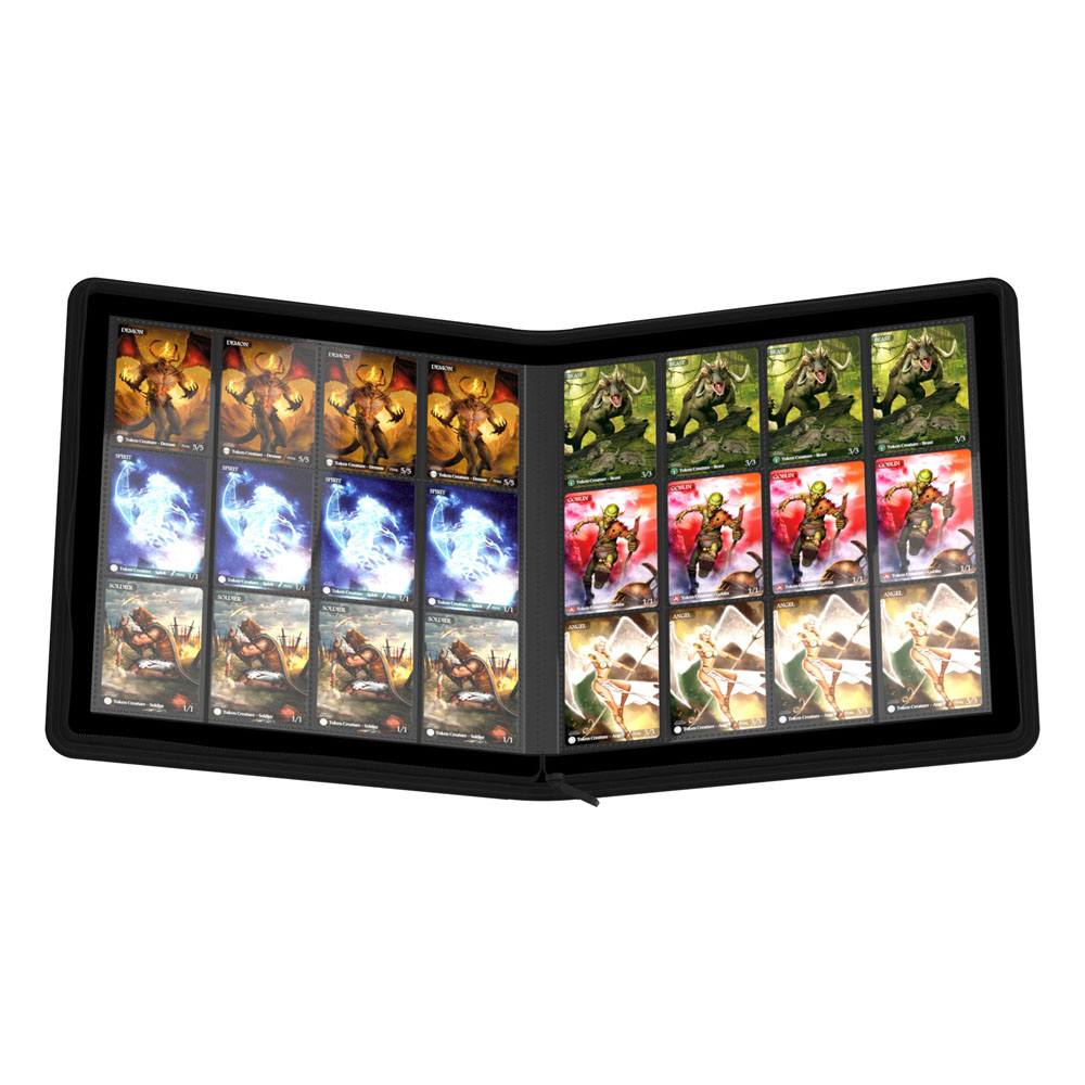 Ultimate Guard Zipfolio 480 - 24-Pocket XenoSkin (Quadrow) - Black Binder