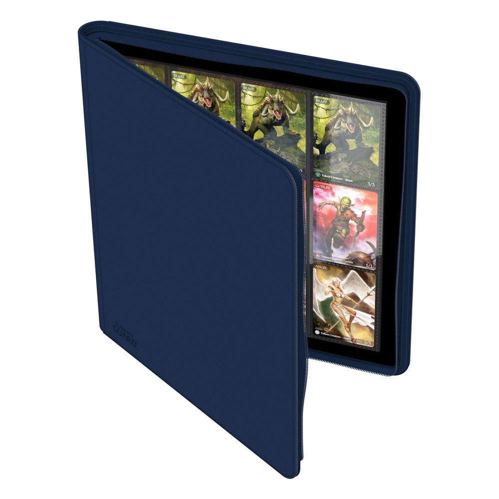 Ultimate Guard Zipfolio 480 - 24-Pocket XenoSkin (Quadrow) - Blue Binder