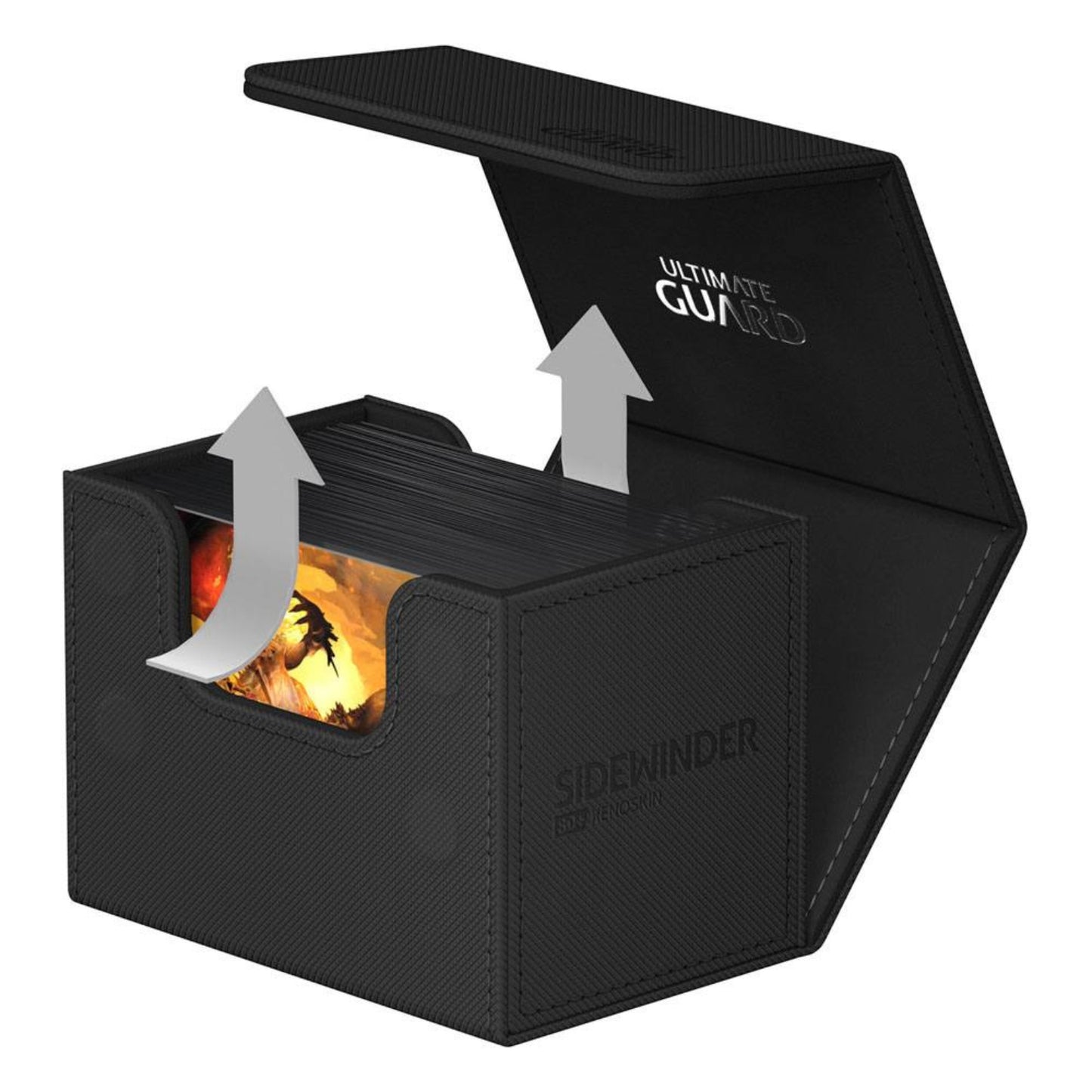 Ultimate Guard Sidewinder Deck Box 80+ Xenoskin – Zwart
