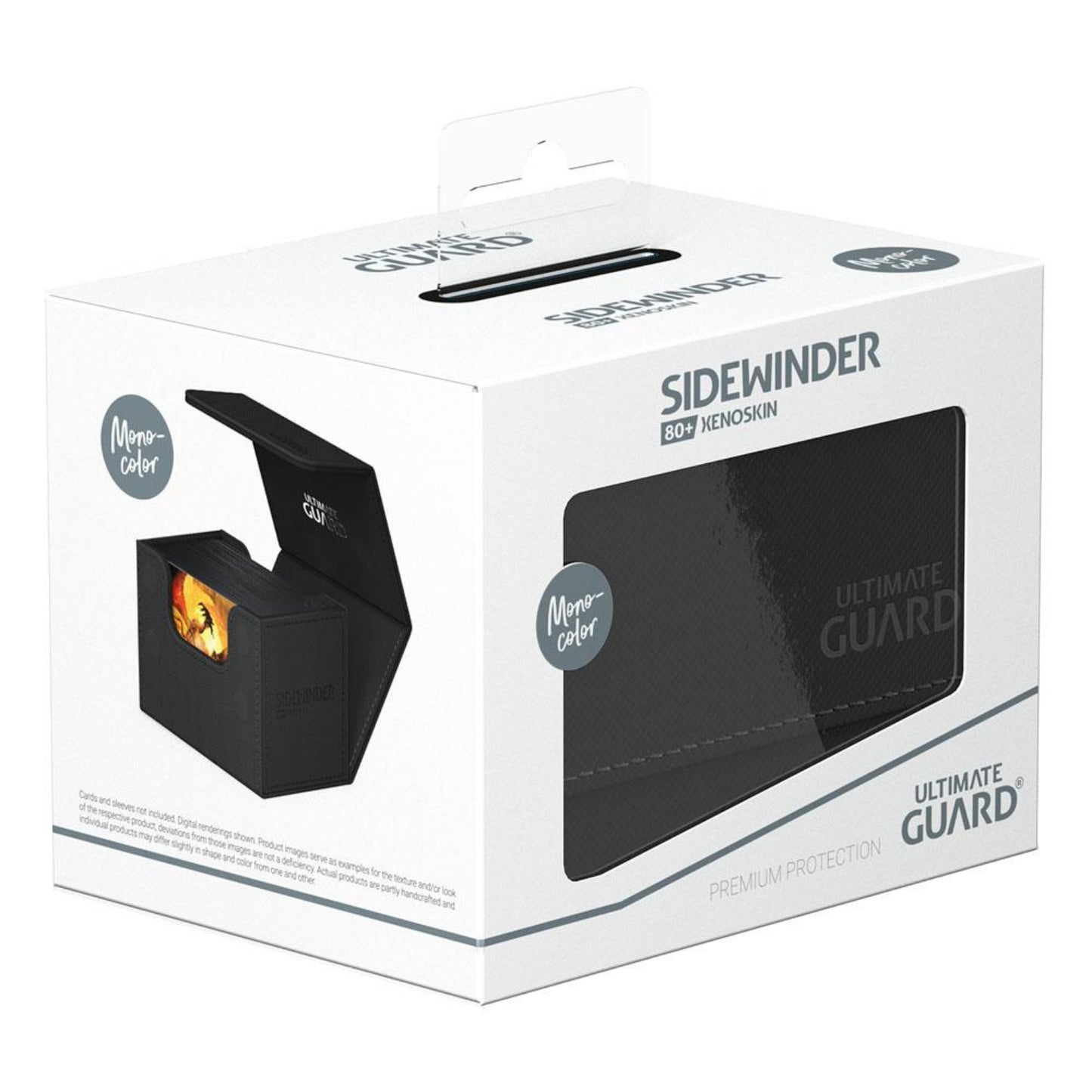 Ultimate Guard Sidewinder Deck Box 80+ Xenoskin – Zwart