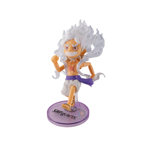 One Piece World Collectable Figures x S.H. Figuarts Action Figure Monkey D. Luffy Gear 5 – 8 cm