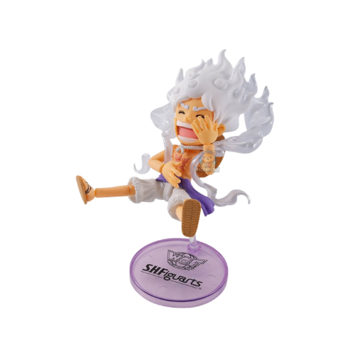 One Piece World Collectable Figures x S.H. Figuarts Action Figure Monkey D. Luffy Gear 5 – 8 cm